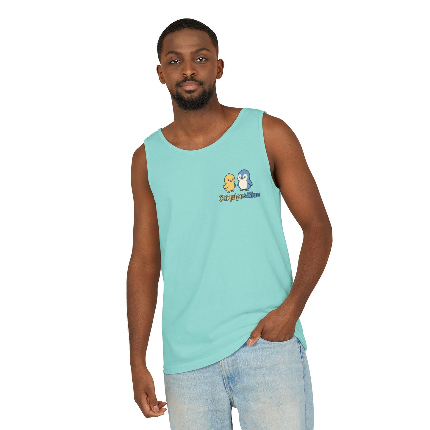 Unisex Garment-Dyed Tank Top - Fun Summer Wear, Beach Day Must-Have, Casual Lounge Top, Great Gift for Friends, Perfect for Vacations