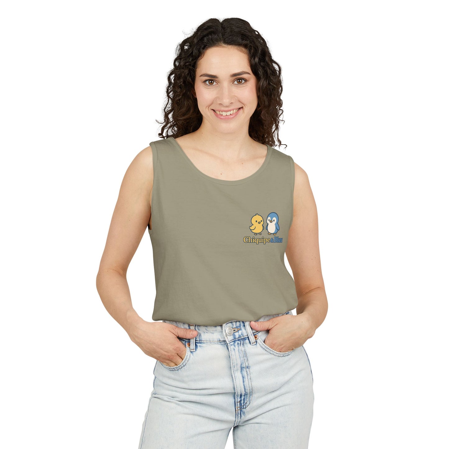 Unisex Garment-Dyed Tank Top - Fun Summer Wear, Beach Day Must-Have, Casual Lounge Top, Great Gift for Friends, Perfect for Vacations