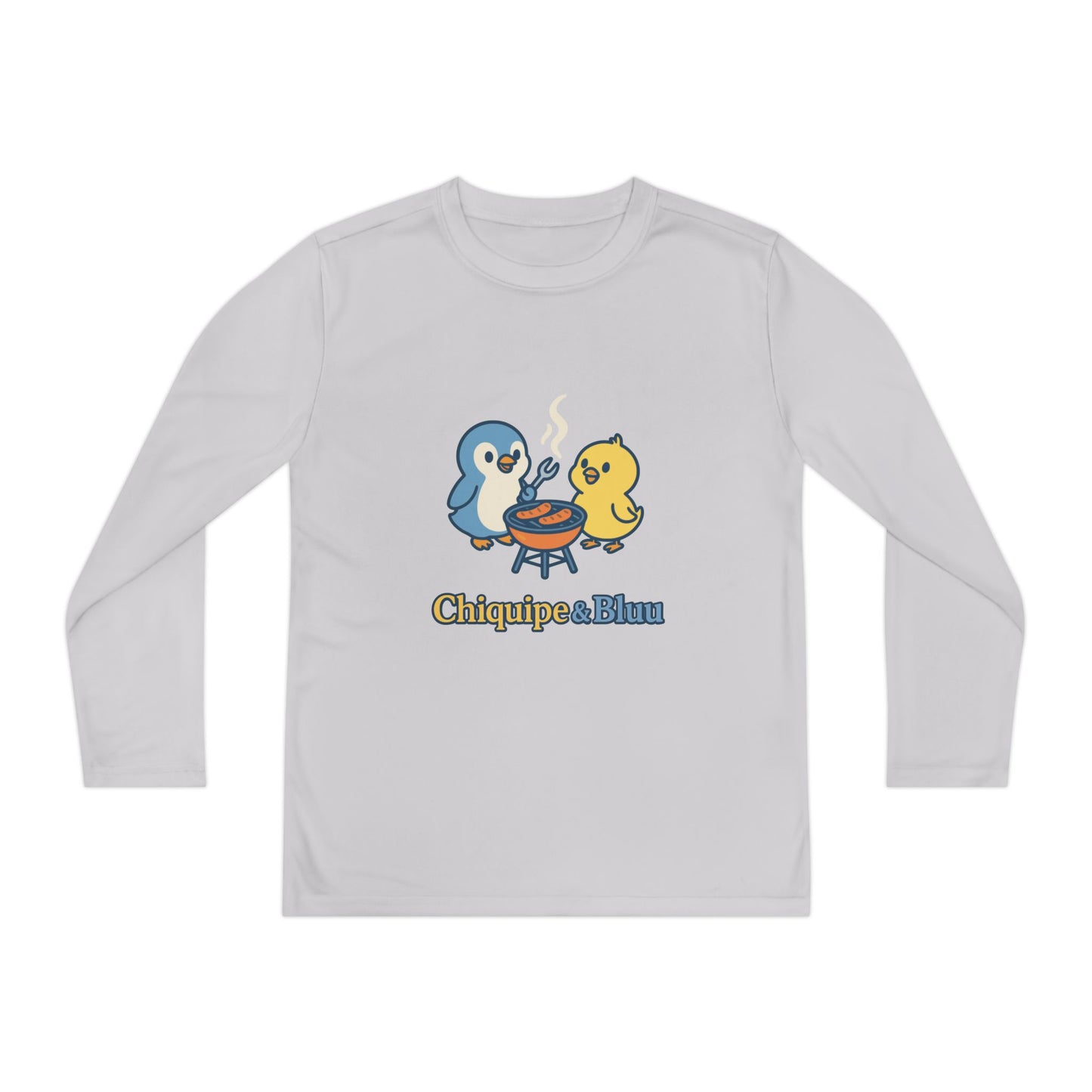 Cute Youth Long Sleeve Tee for Young Chefs, Ideal for Kids Cooking Parties, Birthdays, Cooking Contests, Playdates, Family Gatherings