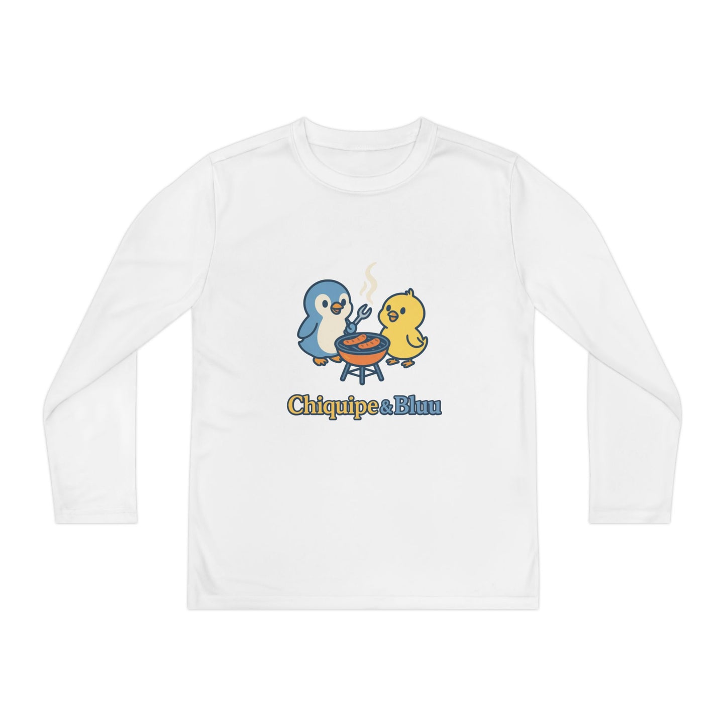 Cute Youth Long Sleeve Tee for Young Chefs, Ideal for Kids Cooking Parties, Birthdays, Cooking Contests, Playdates, Family Gatherings