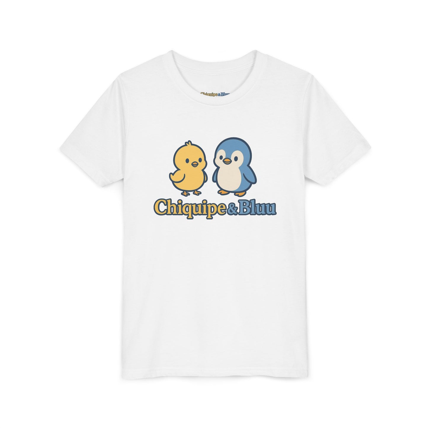 Chiquipe & Bluu Youth Short Sleeve Tee - Cute Animal T-Shirt, Kids Gift, Summer Wear, Birthday Party, Family Outing