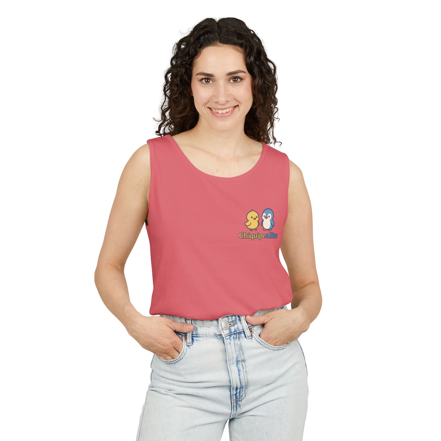 Unisex Garment-Dyed Tank Top - Fun Summer Wear, Beach Day Must-Have, Casual Lounge Top, Great Gift for Friends, Perfect for Vacations