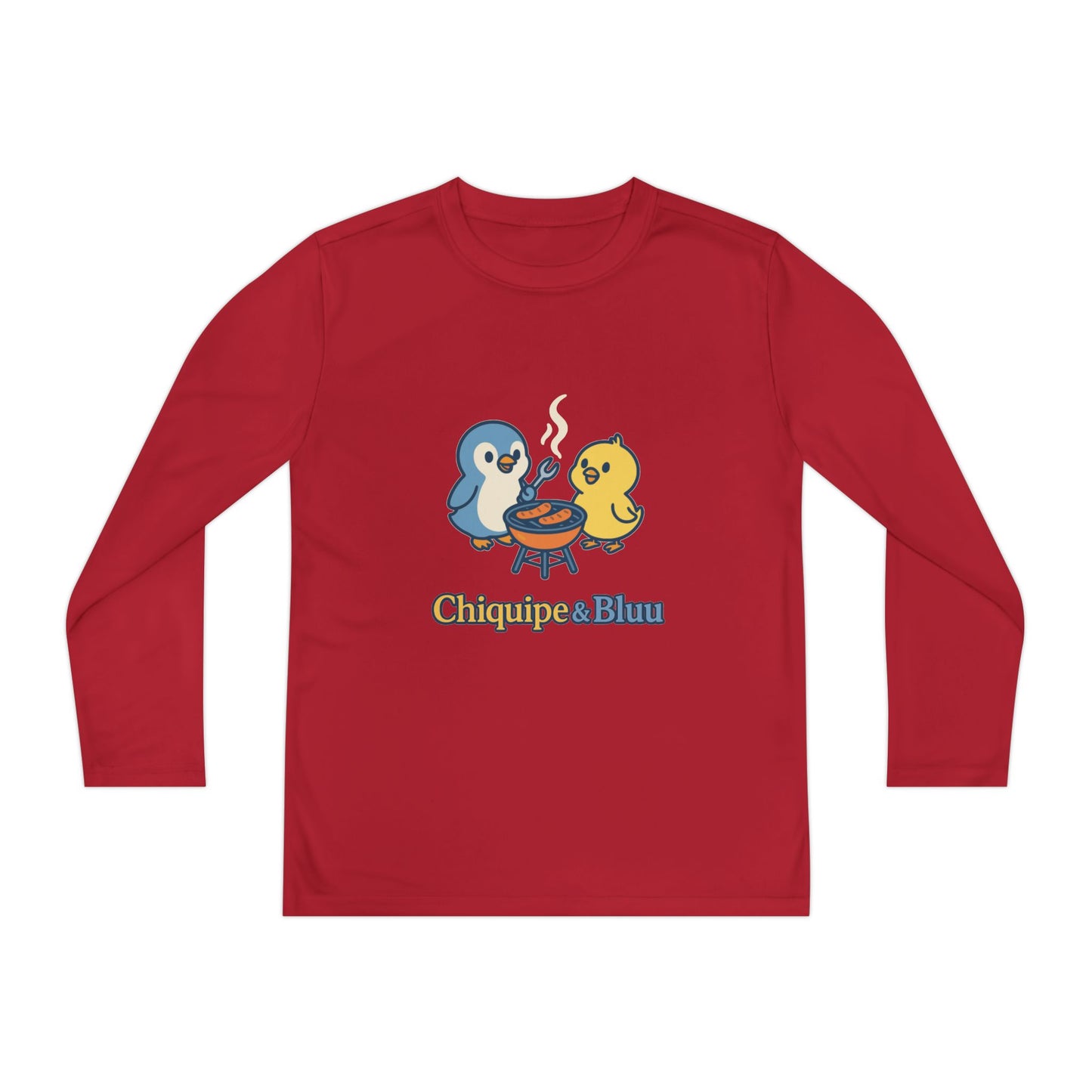 Cute Youth Long Sleeve Tee for Young Chefs, Ideal for Kids Cooking Parties, Birthdays, Cooking Contests, Playdates, Family Gatherings