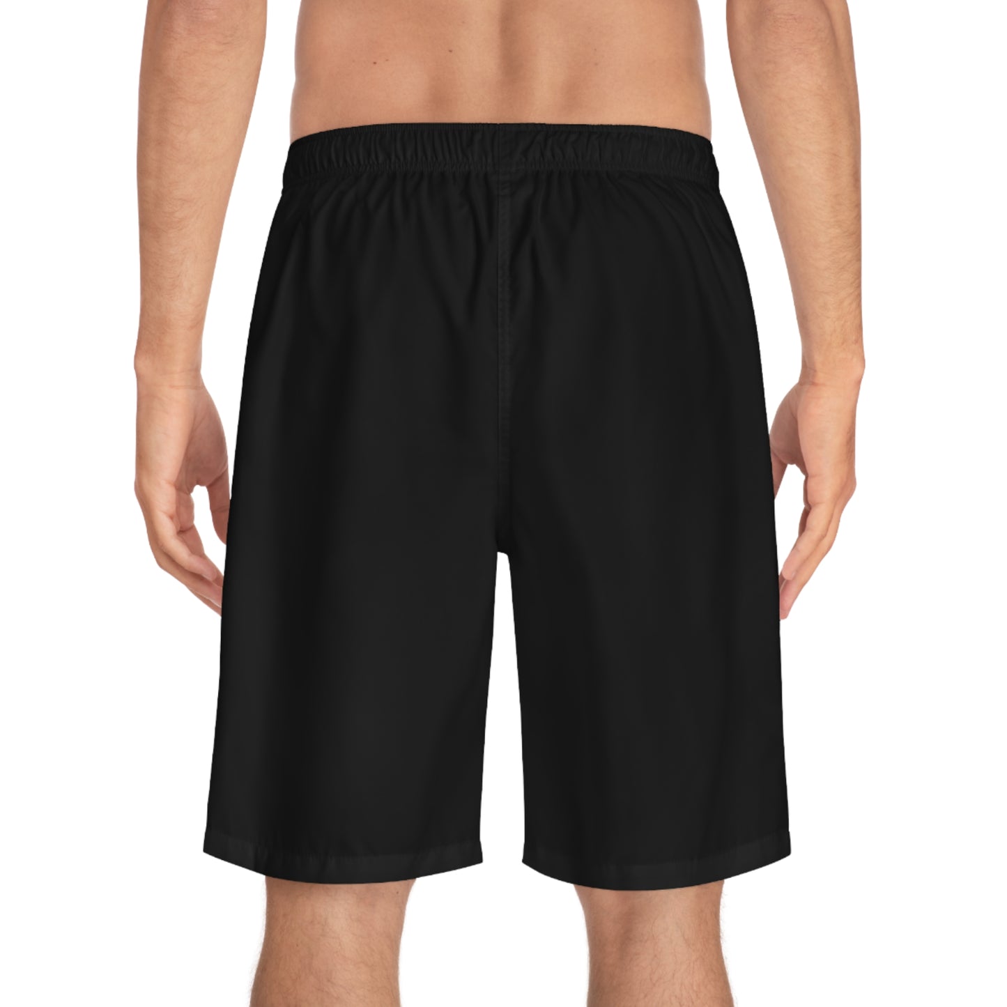 Men's Board Shorts with Cute Penguin and Chick Design - Summer Swimwear, Beachwear, Vacation Essentials, Fun Swim Trunks