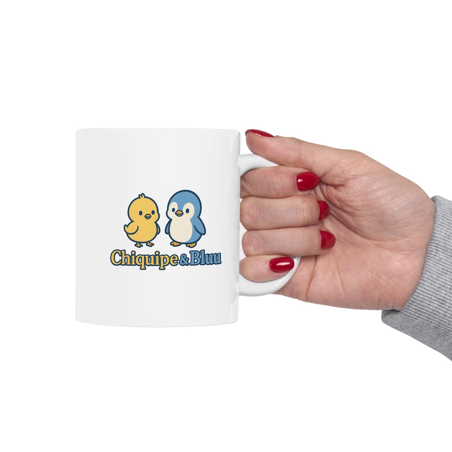 Chiquipe&Bluu Ceramic Mug – 11oz/15oz Coffee Cup