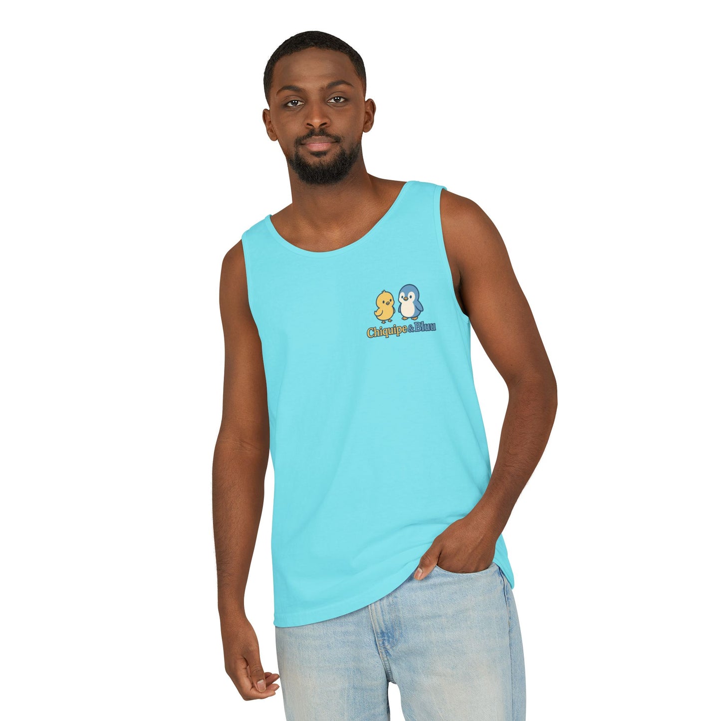 Unisex Garment-Dyed Tank Top - Fun Summer Wear, Beach Day Must-Have, Casual Lounge Top, Great Gift for Friends, Perfect for Vacations