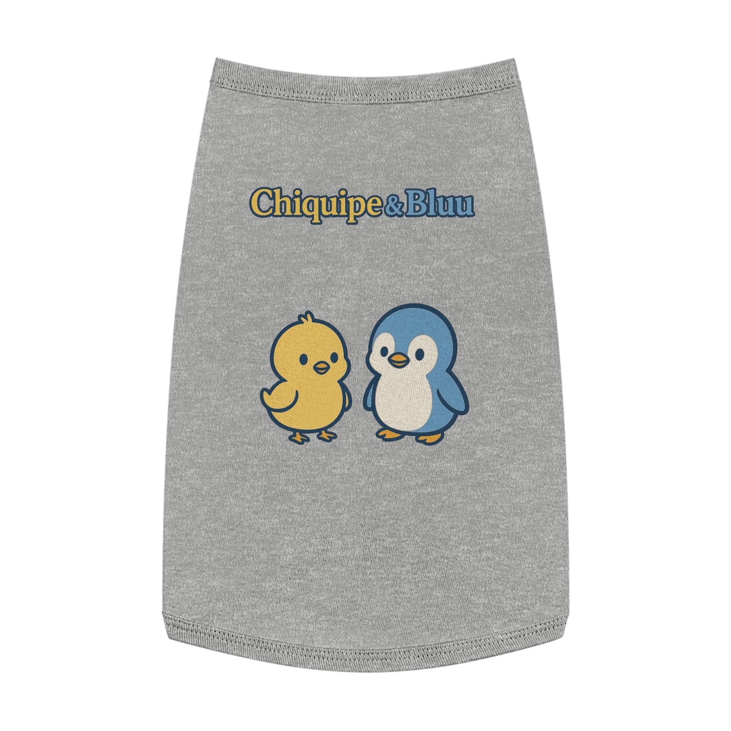 Whimsical Pet Tank Top for Summer Adventures, Cute Animal Design, Dog Apparel, Pet Birthday Gift, Fun Outdoor Wear, Chic Dog Fashion