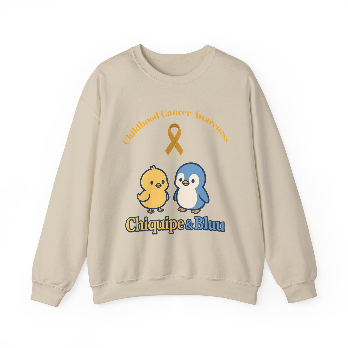 Childhood Cancer Awareness Sweatshirt, Unisex Crewneck, Support for Kids, Gift for Advocate, Cozy Charity Apparel