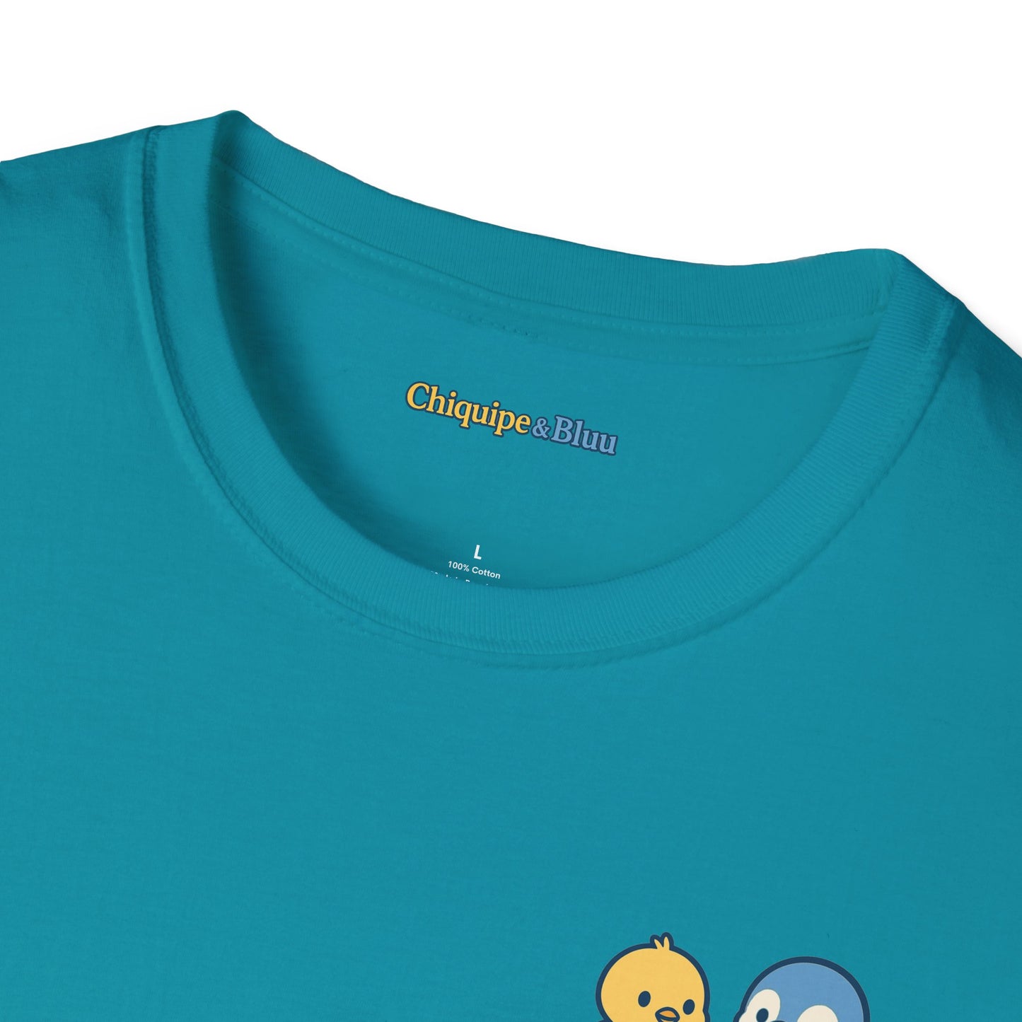 Charming Unisex Softstyle T-Shirt with Playful Design, Casual Wear, Gift for Pet Lovers, Everyday Comfort, Unique Style