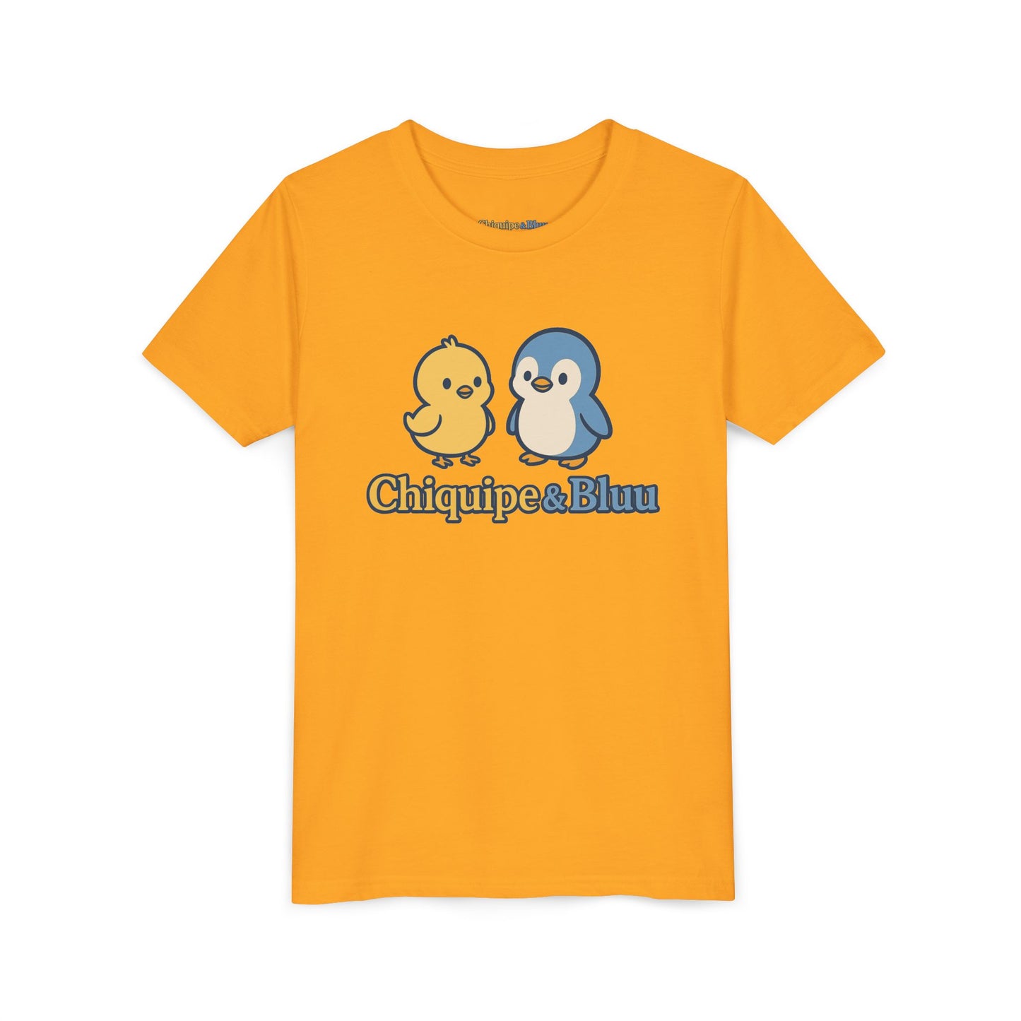 Chiquipe & Bluu Youth Short Sleeve Tee - Cute Animal T-Shirt, Kids Gift, Summer Wear, Birthday Party, Family Outing