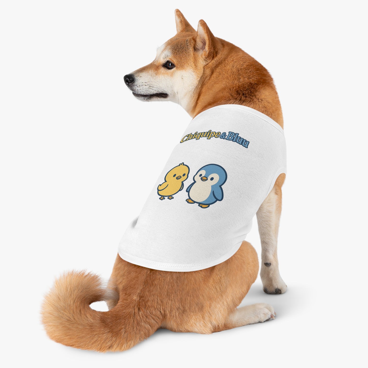 Whimsical Pet Tank Top for Summer Adventures, Cute Animal Design, Dog Apparel, Pet Birthday Gift, Fun Outdoor Wear, Chic Dog Fashion