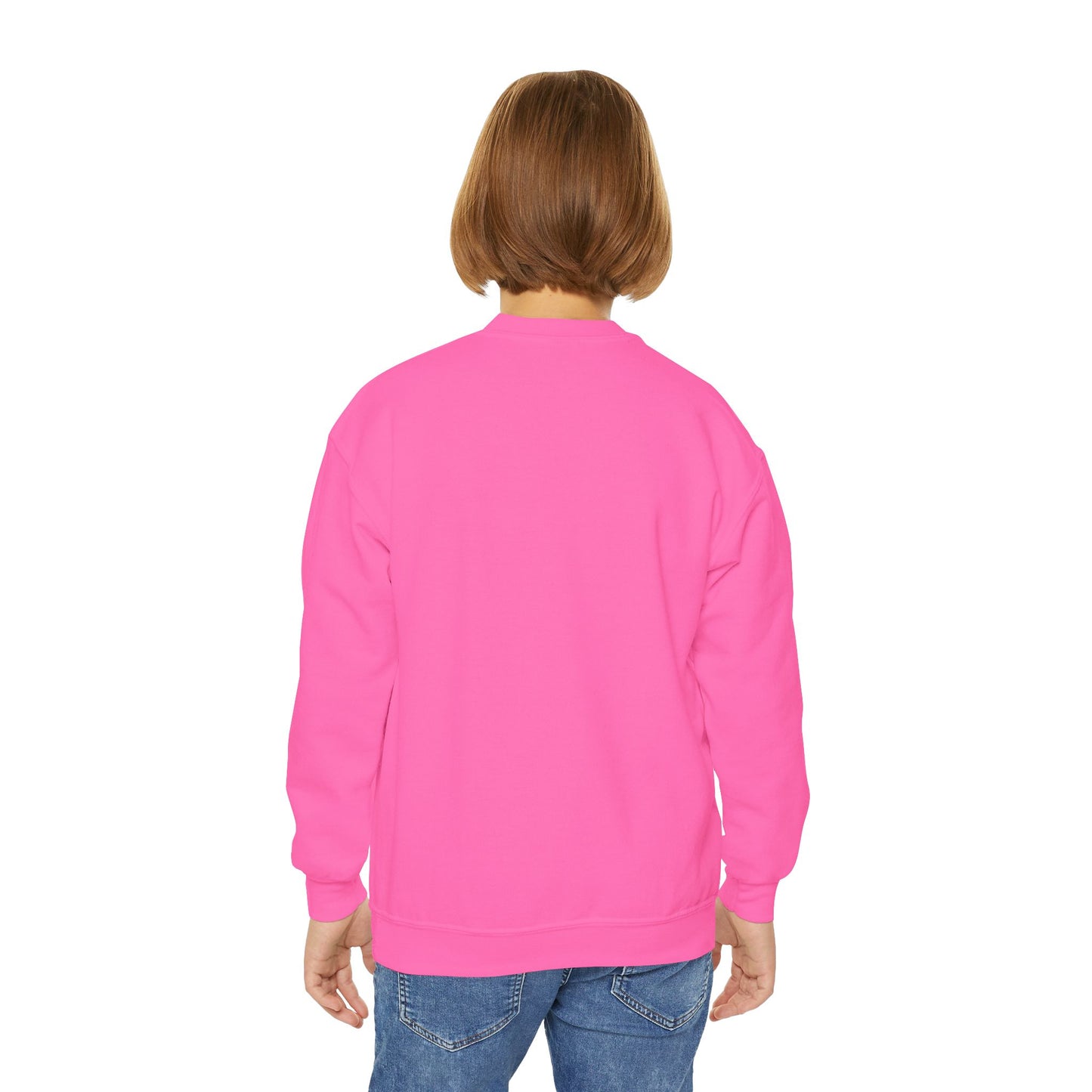 Cute Bird Friends Youth Crewneck Sweatshirt - Adorable Gift, Cozy Apparel, Kids' Fashion, Fun Outfits, Birthday Present