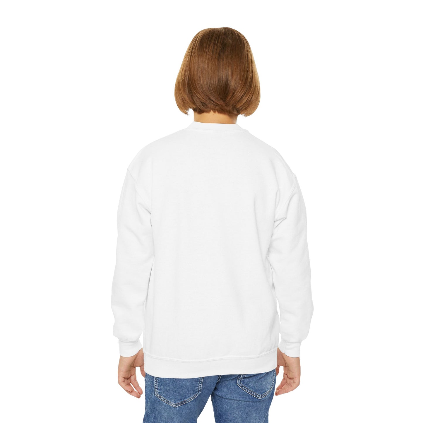 Cute Bird Friends Youth Crewneck Sweatshirt - Adorable Gift, Cozy Apparel, Kids' Fashion, Fun Outfits, Birthday Present
