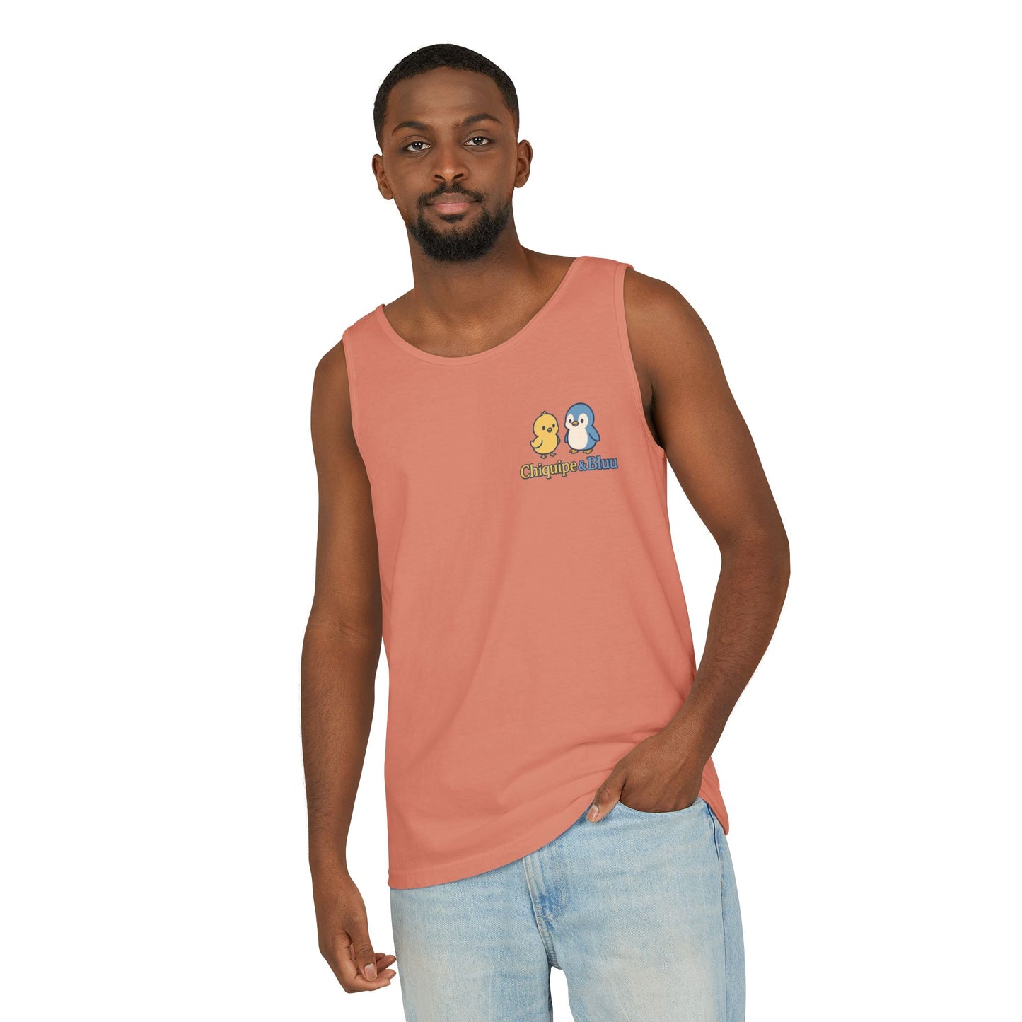 Unisex Garment-Dyed Tank Top - Fun Summer Wear, Beach Day Must-Have, Casual Lounge Top, Great Gift for Friends, Perfect for Vacations