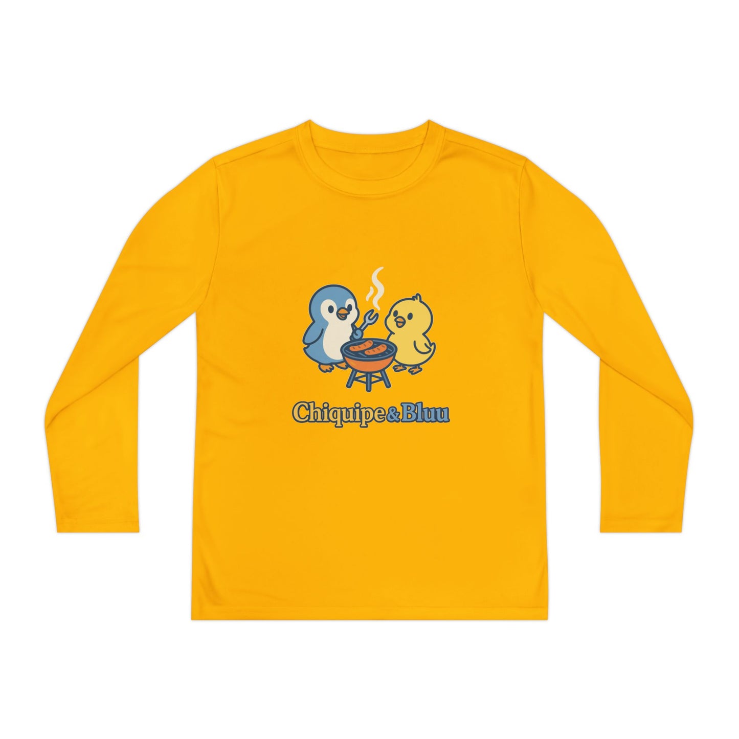 Cute Youth Long Sleeve Tee for Young Chefs, Ideal for Kids Cooking Parties, Birthdays, Cooking Contests, Playdates, Family Gatherings