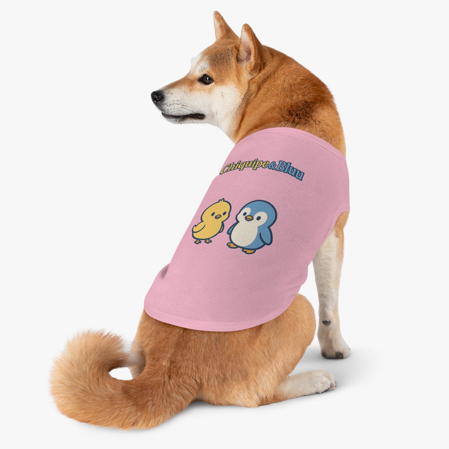 Whimsical Pet Tank Top for Summer Adventures, Cute Animal Design, Dog Apparel, Pet Birthday Gift, Fun Outdoor Wear, Chic Dog Fashion