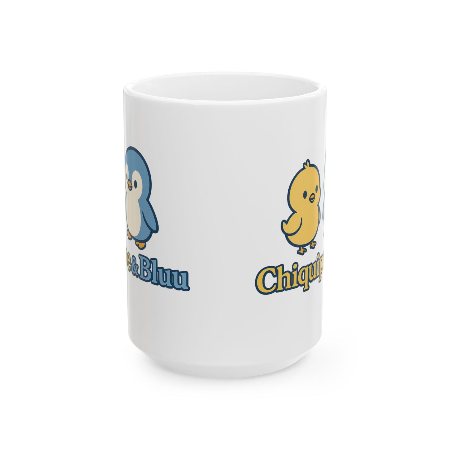 Cute Animal Ceramic Mug - Chiquipe&Bluu Design, Coffee Cup, Gift for Animal Lovers, Unique Kitchen Decor, Birthday Gift