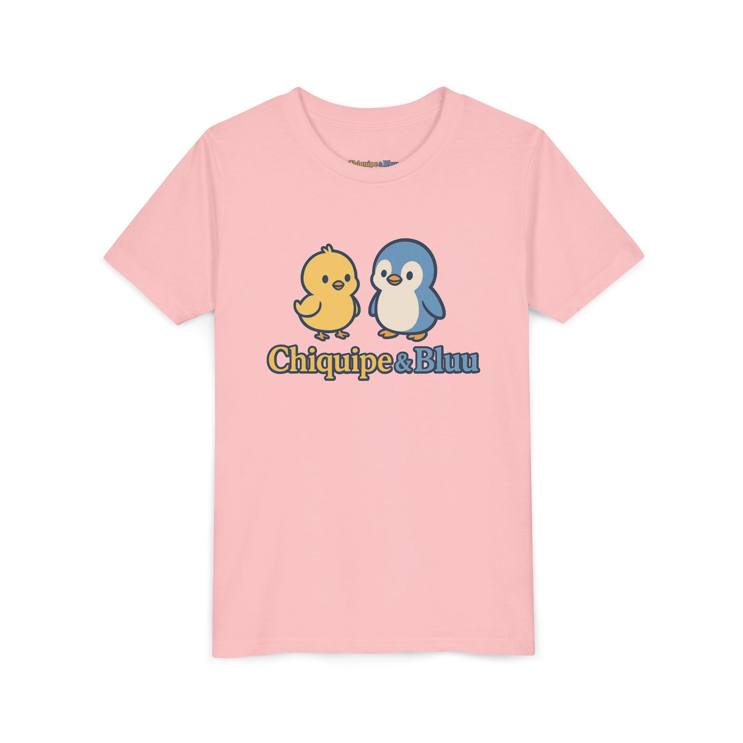 Chiquipe & Bluu Youth Short Sleeve Tee - Cute Animal T-Shirt, Kids Gift, Summer Wear, Birthday Party, Family Outing