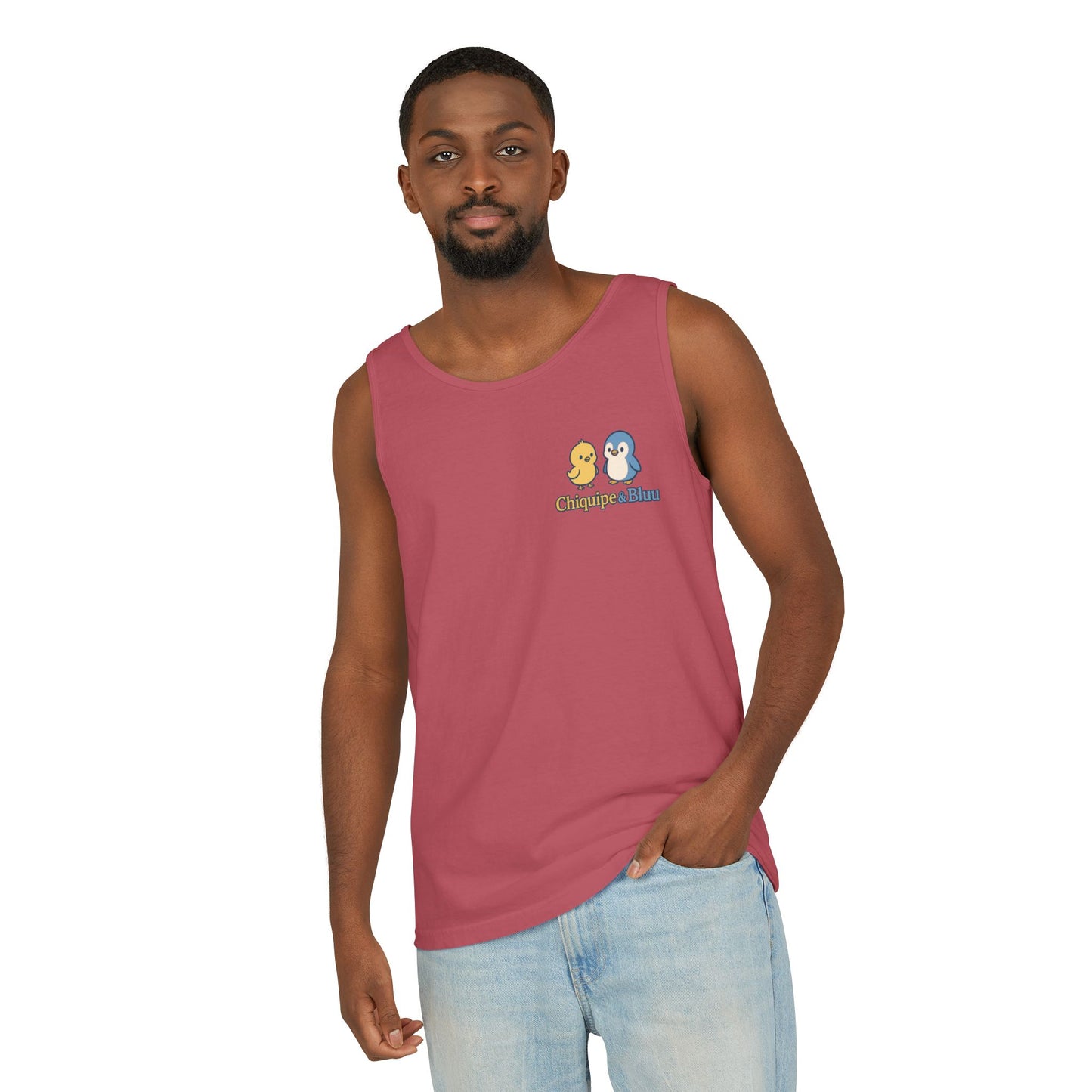 Unisex Garment-Dyed Tank Top - Fun Summer Wear, Beach Day Must-Have, Casual Lounge Top, Great Gift for Friends, Perfect for Vacations