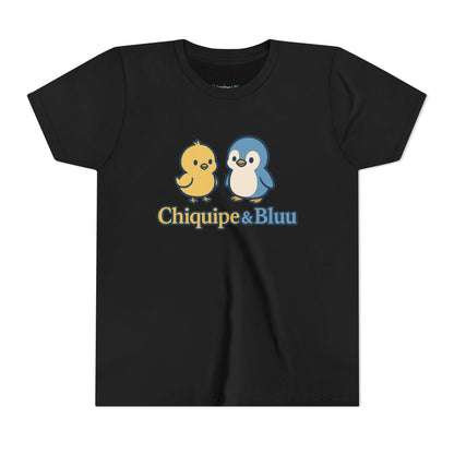 Chiquipe & Bluu Youth Short Sleeve Tee - Cute Animal T-Shirt, Kids Gift, Summer Wear, Birthday Party, Family Outing