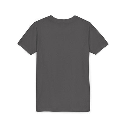 Youth Tee - Childhood Cancer Awareness Ribbon Kids Shirt (Gold Ribbon, Cute Duck & Penguin)