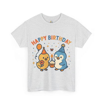 Happy Birthday Unisex Cotton Tee, Cute Birthday Shirt, Gift for Birthday Party, Unisex T-Shirt, Fun Celebration Apparel