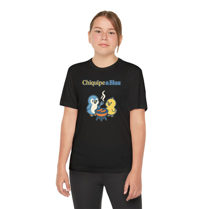 Youth Friendly BBQ Tee, Kids Summer Shirt, Cute Animal Graphic Tee, Fun BBQ Gift, Playful Summer Apparel
