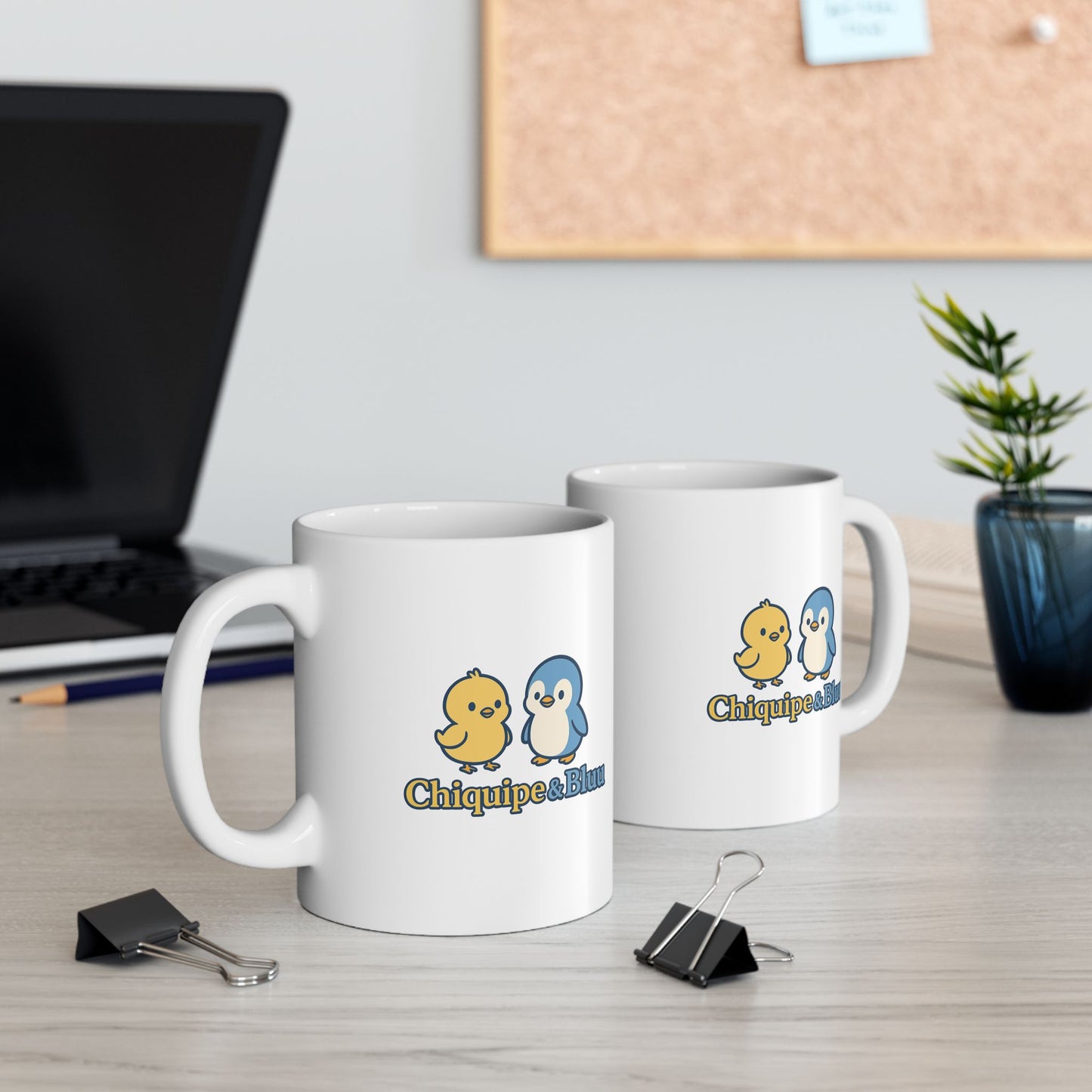 Chiquipe&Bluu Ceramic Mug – 11oz/15oz Coffee Cup
