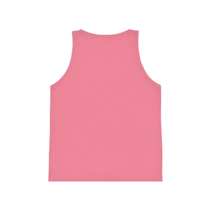 Festive Animal Print Kid's Jersey Tank Top, Summer Outing, Birthday Gift, Cute Cartoon Top, Playful Design, Kids Apparel