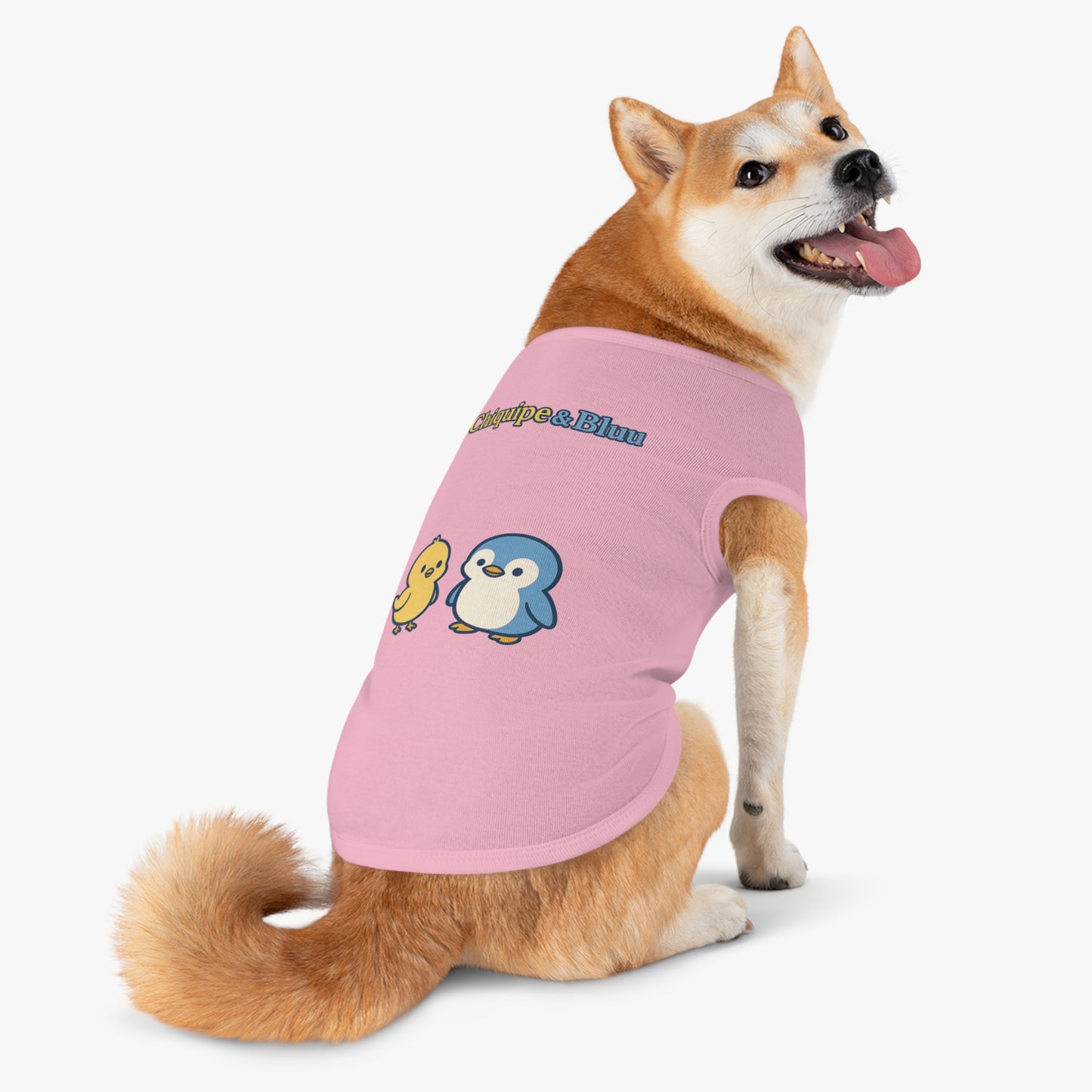 Whimsical Pet Tank Top for Summer Adventures, Cute Animal Design, Dog Apparel, Pet Birthday Gift, Fun Outdoor Wear, Chic Dog Fashion