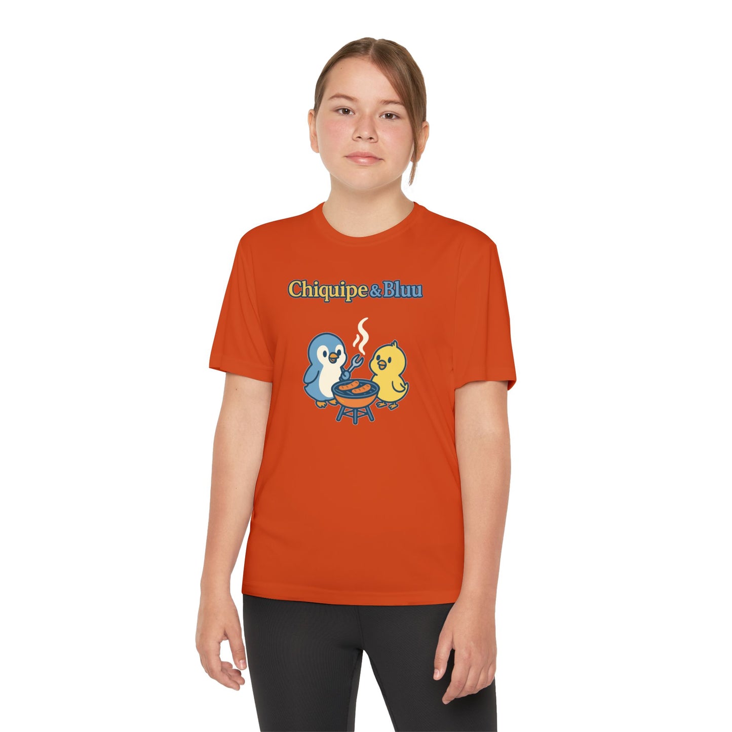Youth Friendly BBQ Tee, Kids Summer Shirt, Cute Animal Graphic Tee, Fun BBQ Gift, Playful Summer Apparel