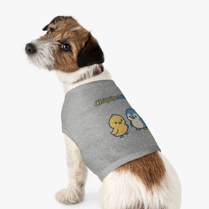 Whimsical Pet Tank Top for Summer Adventures, Cute Animal Design, Dog Apparel, Pet Birthday Gift, Fun Outdoor Wear, Chic Dog Fashion