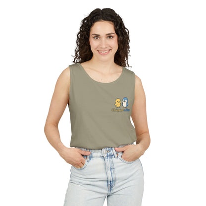 Unisex Garment-Dyed Tank Top - Fun Summer Wear, Beach Day Must-Have, Casual Lounge Top, Great Gift for Friends, Perfect for Vacations