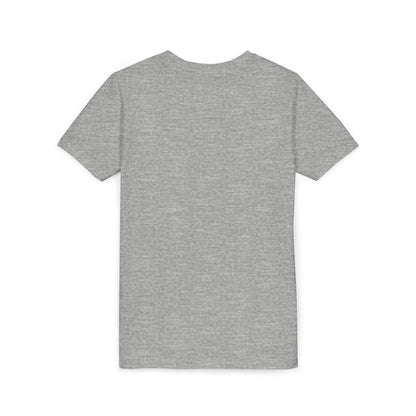 Youth Tee - Childhood Cancer Awareness Ribbon Kids Shirt (Gold Ribbon, Cute Duck & Penguin)
