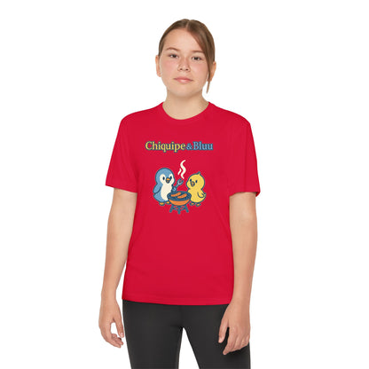 Youth Friendly BBQ Tee, Kids Summer Shirt, Cute Animal Graphic Tee, Fun BBQ Gift, Playful Summer Apparel