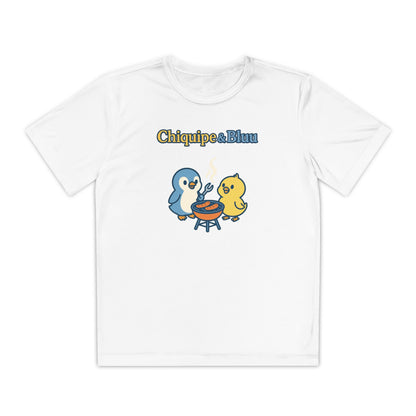 Youth Friendly BBQ Tee, Kids Summer Shirt, Cute Animal Graphic Tee, Fun BBQ Gift, Playful Summer Apparel