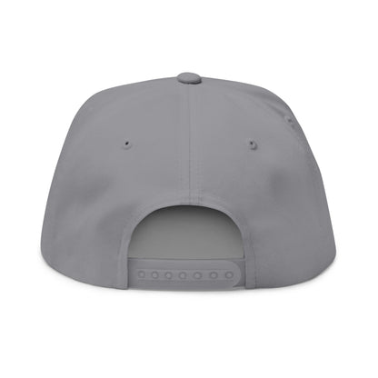 Embroidered Chick & Penguin Flat Bill Cap — Chiquipe & Bluu Snapback