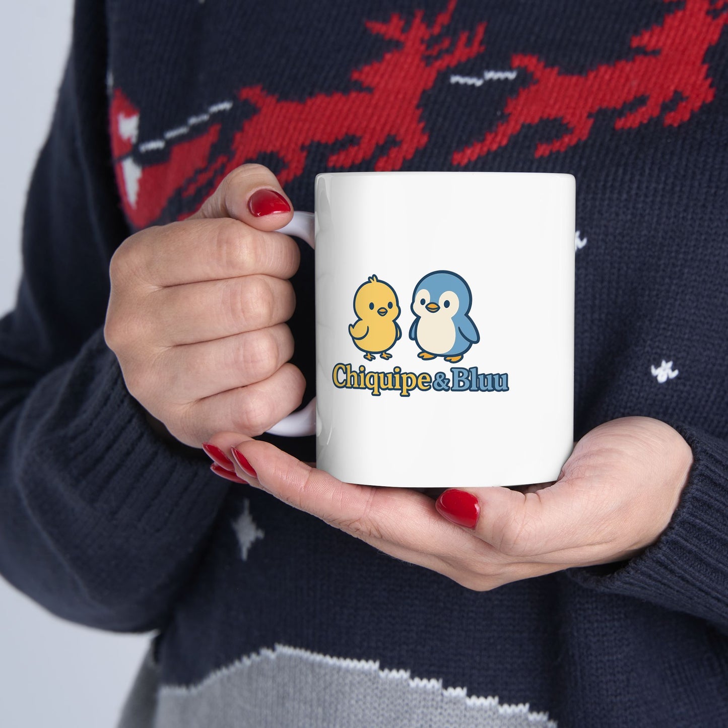 Chiquipe&Bluu Ceramic Mug – 11oz/15oz Coffee Cup