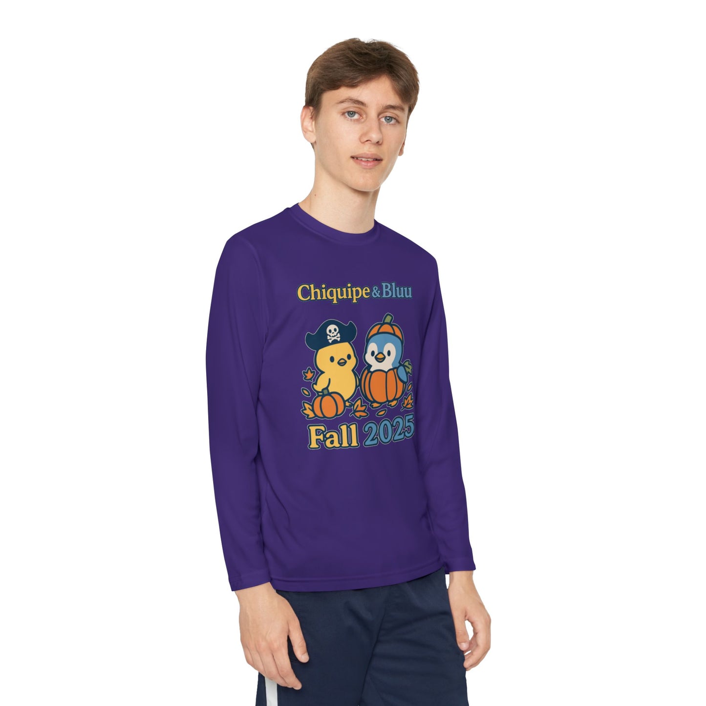 Fall-Themed Youth Long Sleeve Tee, Perfect for Autumn Celebrations, Halloween, and Everyday [...]
