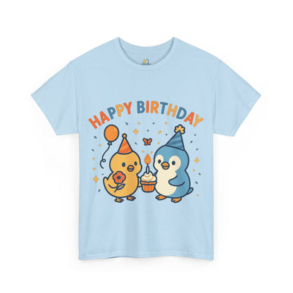 Happy Birthday Unisex Cotton Tee, Cute Birthday Shirt, Gift for Birthday Party, Unisex T-Shirt, Fun Celebration Apparel