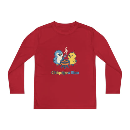 Cute Youth Long Sleeve Tee for Young Chefs, Ideal for Kids Cooking Parties, Birthdays, Cooking Contests, Playdates, Family Gatherings