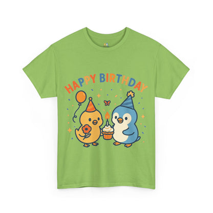 Happy Birthday Unisex Cotton Tee, Cute Birthday Shirt, Gift for Birthday Party, Unisex T-Shirt, Fun Celebration Apparel