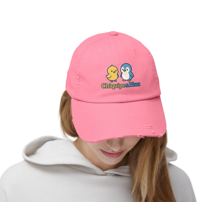 Unisex Distressed Cap with Adorable Chiquipe & Bluu Design, Fun Accessories for Everyday Wear, Perfect Gift for Animal Lovers, Summer [...]