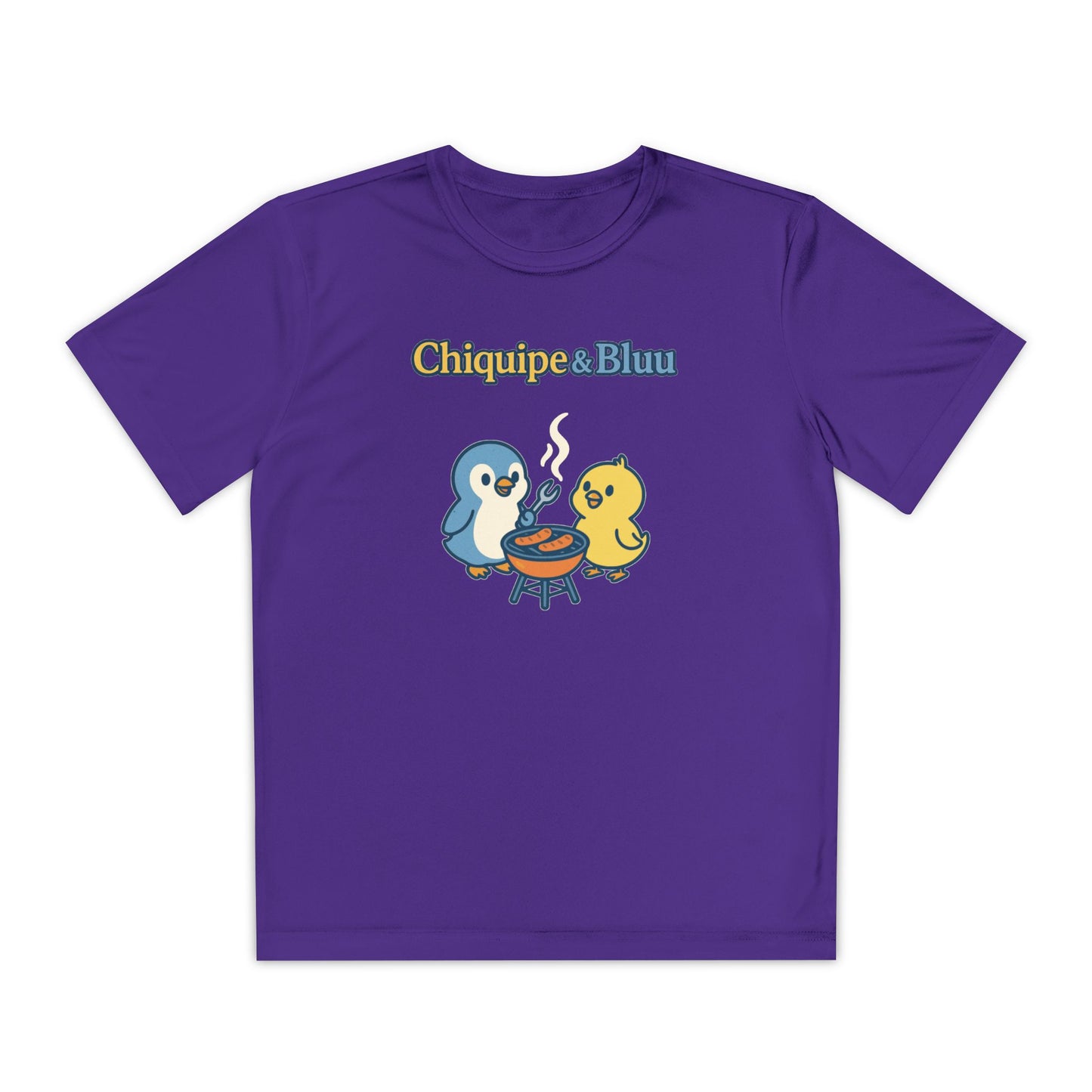 Youth Friendly BBQ Tee, Kids Summer Shirt, Cute Animal Graphic Tee, Fun BBQ Gift, Playful Summer Apparel