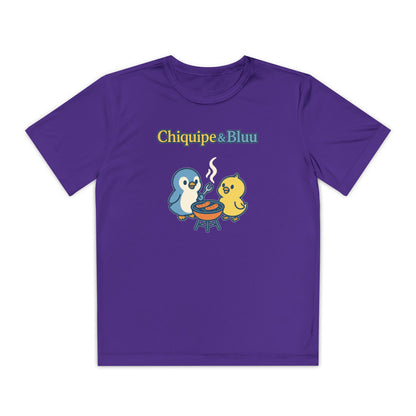 Youth Friendly BBQ Tee, Kids Summer Shirt, Cute Animal Graphic Tee, Fun BBQ Gift, Playful Summer Apparel
