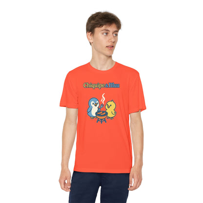 Youth Friendly BBQ Tee, Kids Summer Shirt, Cute Animal Graphic Tee, Fun BBQ Gift, Playful Summer Apparel