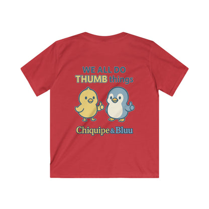 Cute Kids Softstyle Tee with Playful Animal Design - Fun, Funny, Creative Gift, Birthday, Summer, Everyday Wear, School Outfits