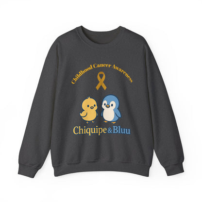Childhood Cancer Awareness Sweatshirt, Unisex Crewneck, Support for Kids, Gift for Advocate, Cozy Charity Apparel