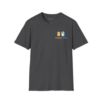 Charming Unisex Softstyle T-Shirt with Playful Design, Casual Wear, Gift for Pet Lovers, Everyday Comfort, Unique Style