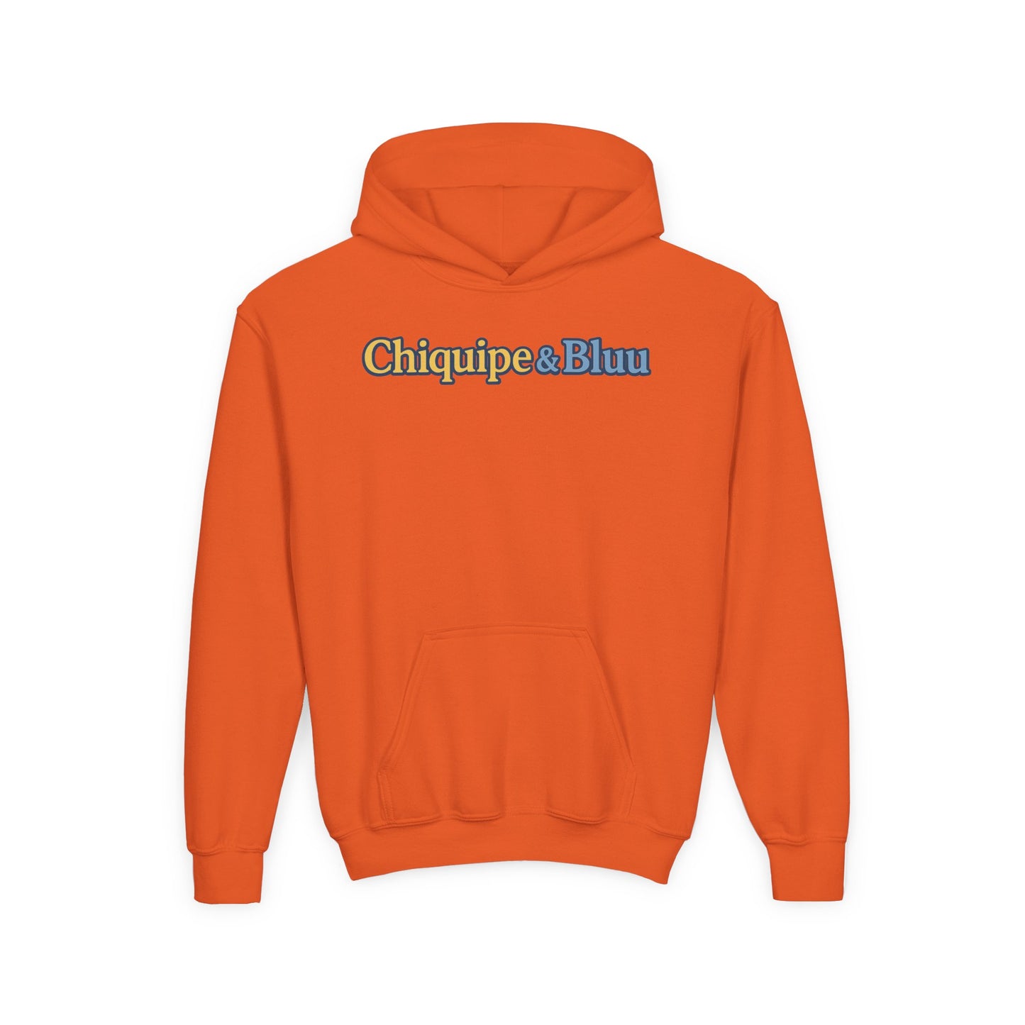 Chiquipe & Bluu Youth Hoodie, Fun Kids Sweatshirt, Cozy Pullover for Playdates, Birthday Gift, Cute Animal Design
